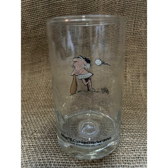 Arbys BC Ice Age Collector Series Glass Cup 1981 Vintage Set of 2 Collectors Ser - Picture 5 of 10